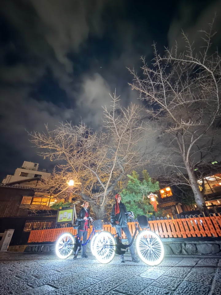 大型サイクル イルミネーション.ガーデンライト.モチーフ自転車 monkeylight_02.jpg