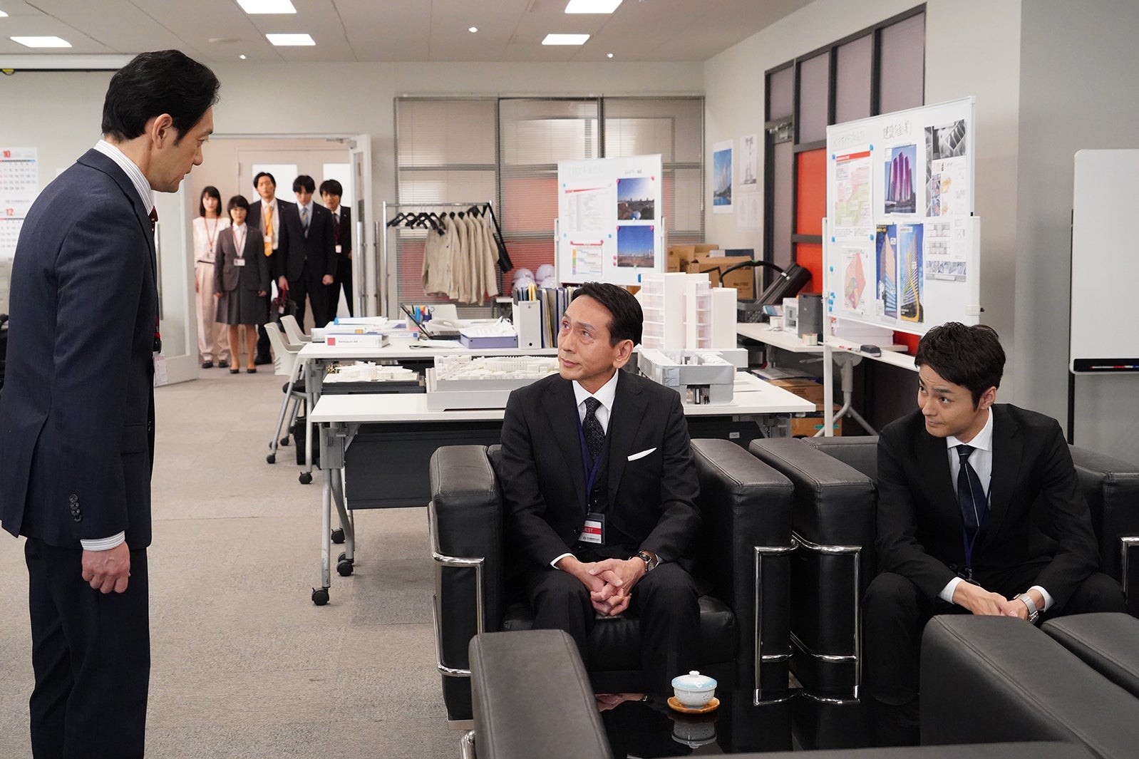 飯田基祐、矢島健一、木村了／「同期のサクラ」第5話より（C）日本テレビ