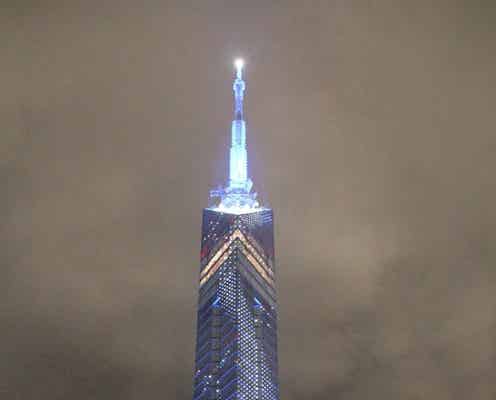 福岡タワーに天の川イルミ輝く 七夕にはロマンチックなハートイルミも