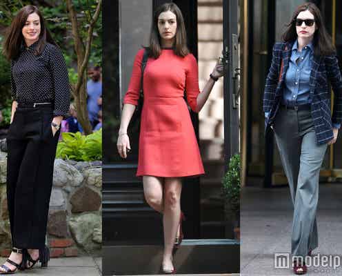 コンサバってやっぱり可愛い♡アン・ハサウェイに学ぶレディコーデ