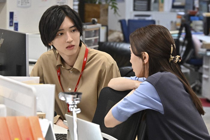 道枝駿佑、永野芽郁「キャスター」第9話(C)TBS