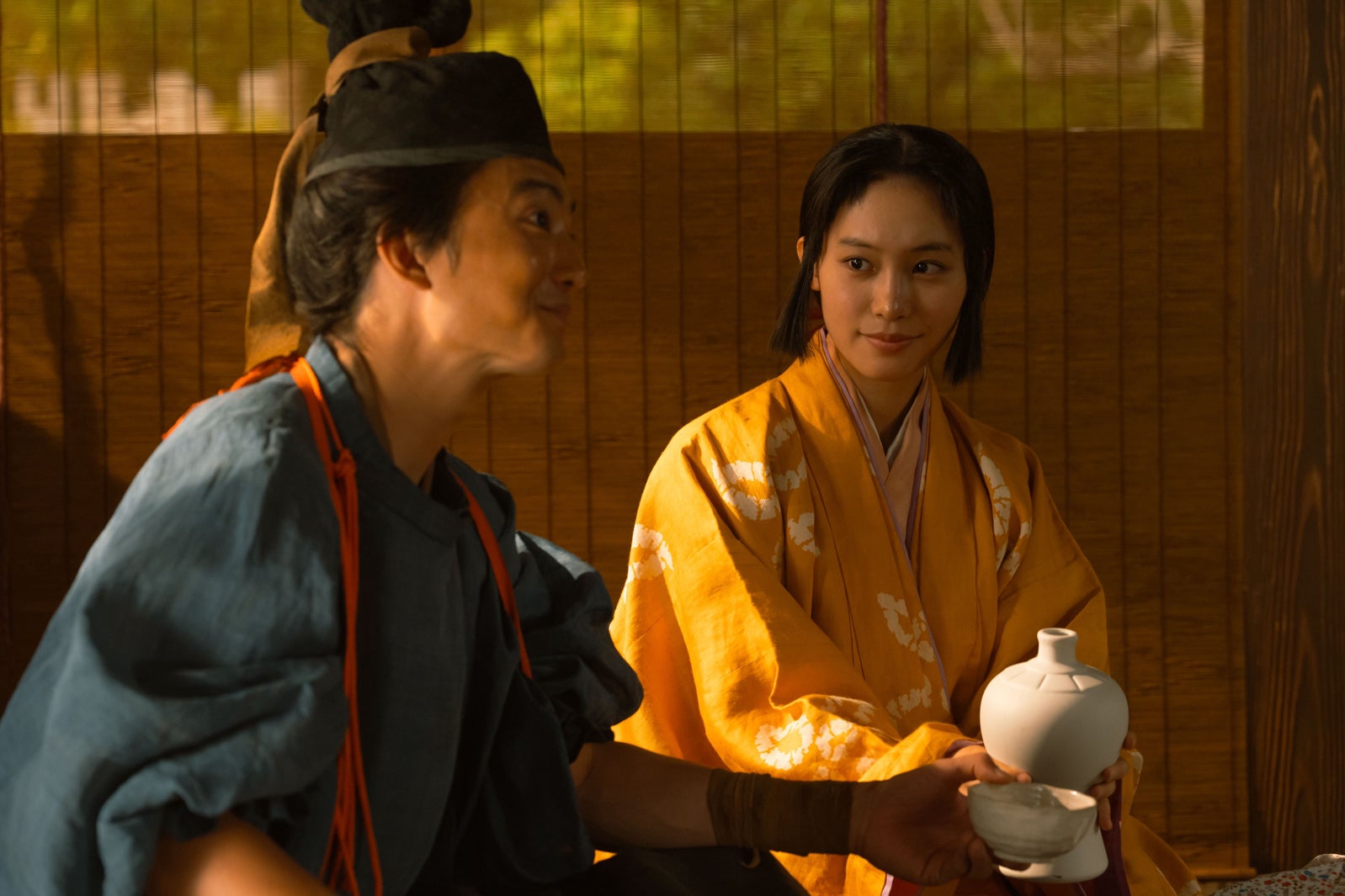 伊藤健太郎、南沙良「光る君へ」第43話（C）NHK