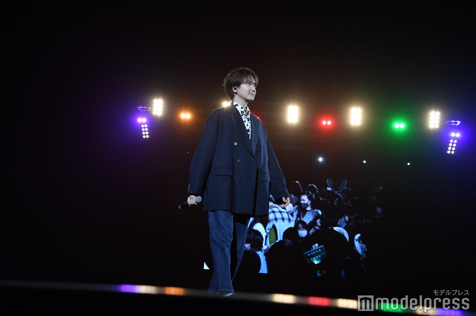 1人ステージに戻ってきたゆうま（C）モデルプレス