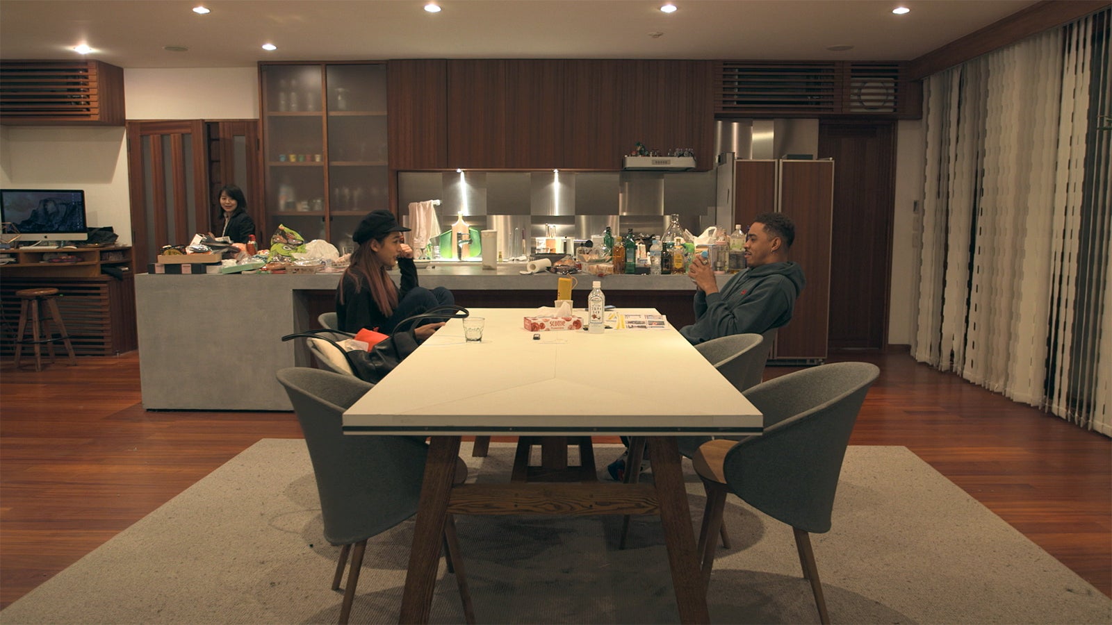 優衣、まや、愛大「TERRACE HOUSE OPENING NEW DOORS」45th WEEK（C）フジテレビ／イースト・エンタテインメント