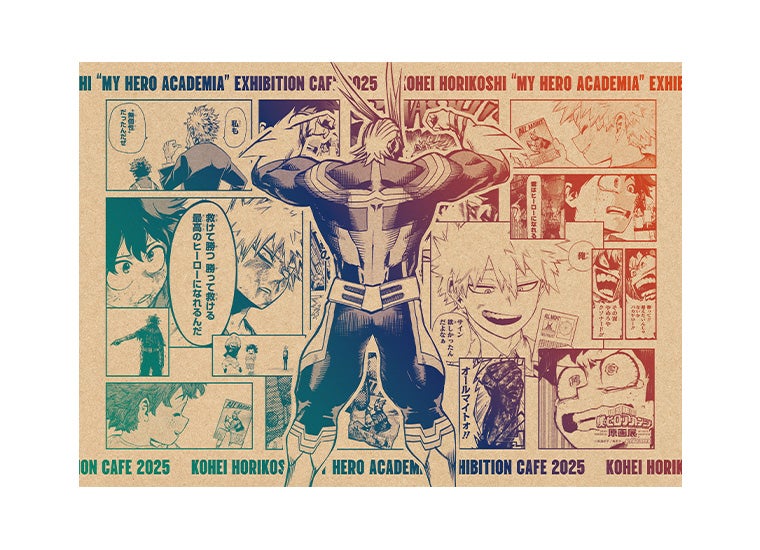 【期間限定】緑谷出久＆爆豪勝己＆オールマイトペーパーランチョンマット（C）堀越耕平／集英社