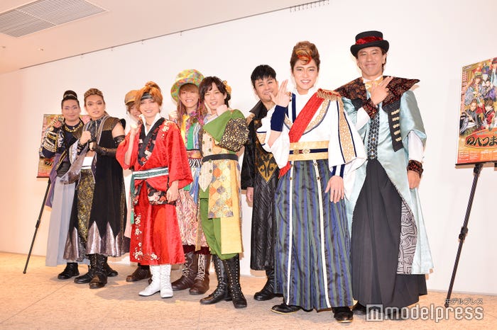 (前列左から)宇宙Six:原嘉孝、山本亮太、江田剛、松本幸大(後列左から)竹之内景樹、村瀬文宣、室龍太、坂元健児、清水順二(C)モデルプレス