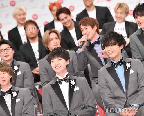 キスマイ、初の紅白会見で緊張?宮田俊哉は「しょうもない回答しかできない」<第70回 NHK紅白歌合戦>