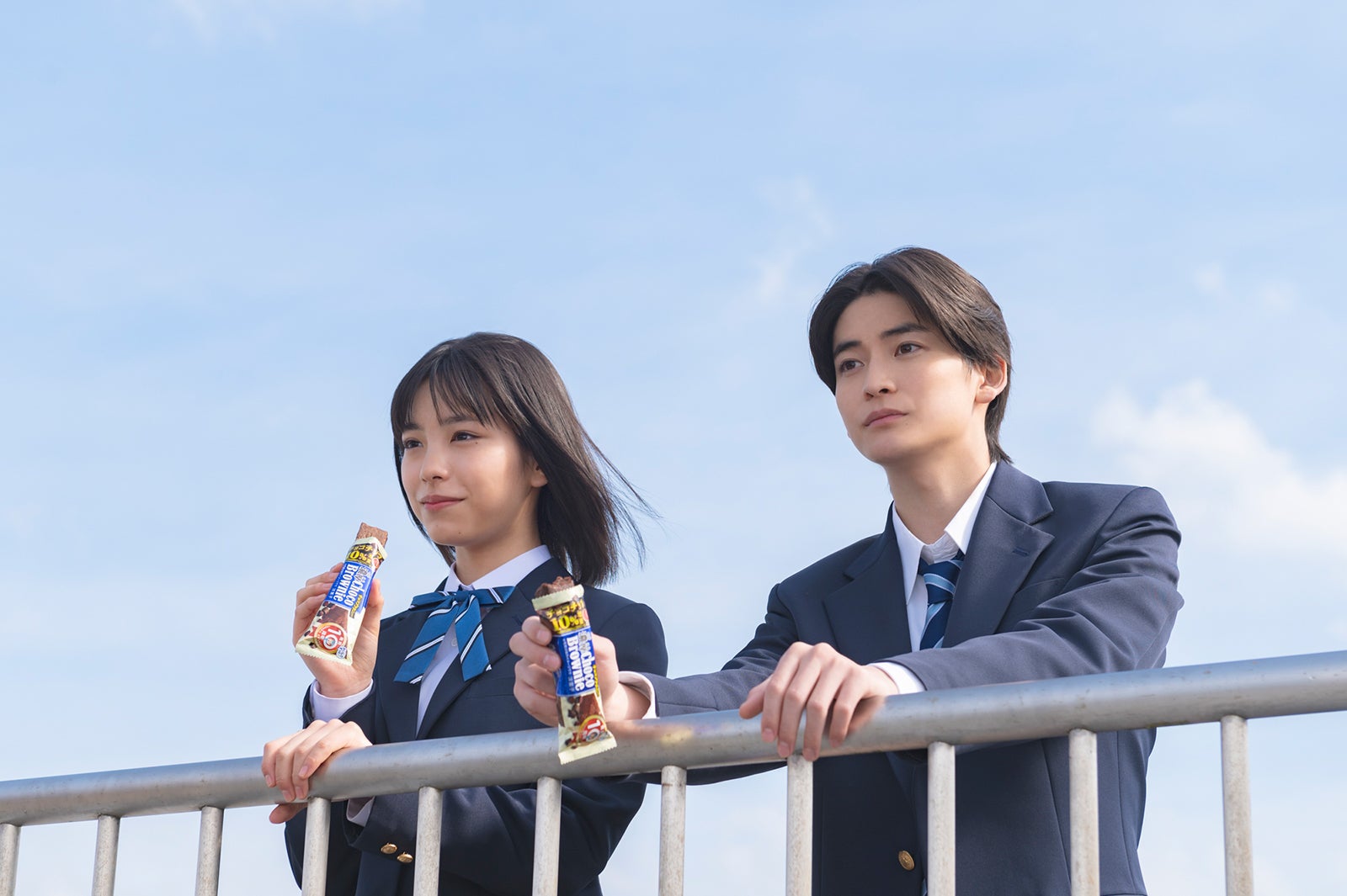 高橋文哉＆當真あみ、制服姿でCM初共演「ふいにキュンと」「いいなと思った」青春エピソード明かす＜独占カットあり＞