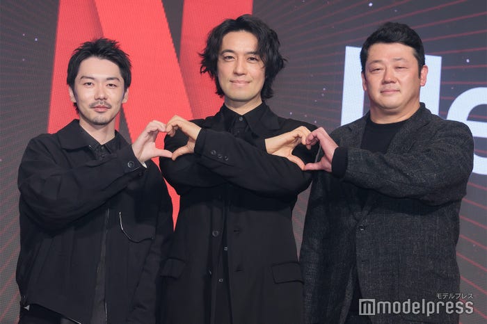 松本優作監督、斎藤工、佐藤善宏氏(C)モデルプレス