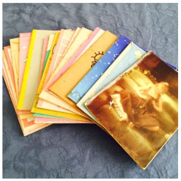 平の母がつけていたという日記/平愛梨オフィシャルブログ(Ameba)より