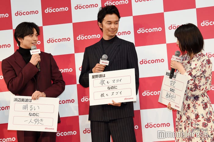 新田真剣佑、長谷川博己、浜辺美波(C)モデルプレス