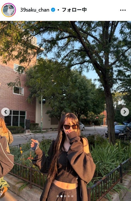 SAKURA Instagramより