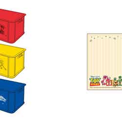 ミニコンテナセット税込1,760円、ファブリックランチョン税込1,650円(C)Disney/Pixar