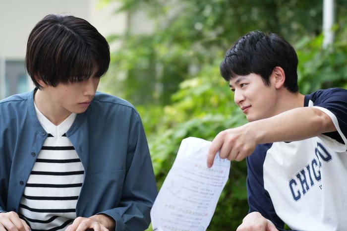 中沢元紀、小林虎之介「ひだまりが聴こえる」第1話より(C)「ひだまりが聴こえる」製作委員会