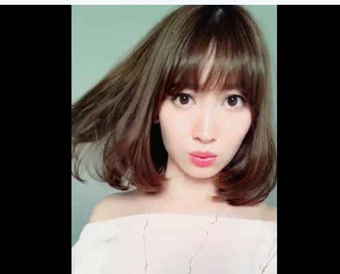 AKB48小嶋陽菜“にゃんミディ”が“こじボブ”に進化「かわいい」「まねしたい」「髪切ろうかな?」