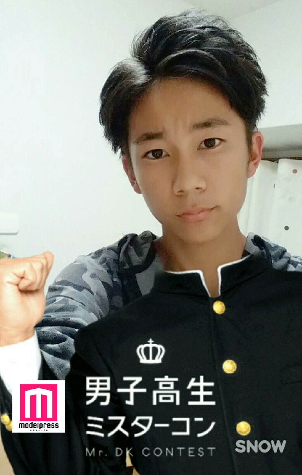 「ファボ数」2位：畑下悠　
「男子高生ミスターコン2016」中国・四国地方予選／ファイナリスト発表