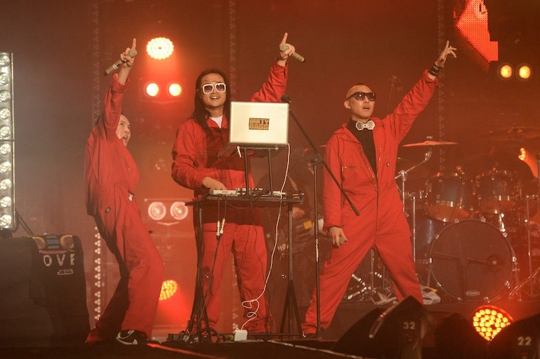 ライブ出演したファーイースト・ムーヴメント／「MTV World Stage Live in Malaysia 2013」(C)MTV Asia/Lucas Lau