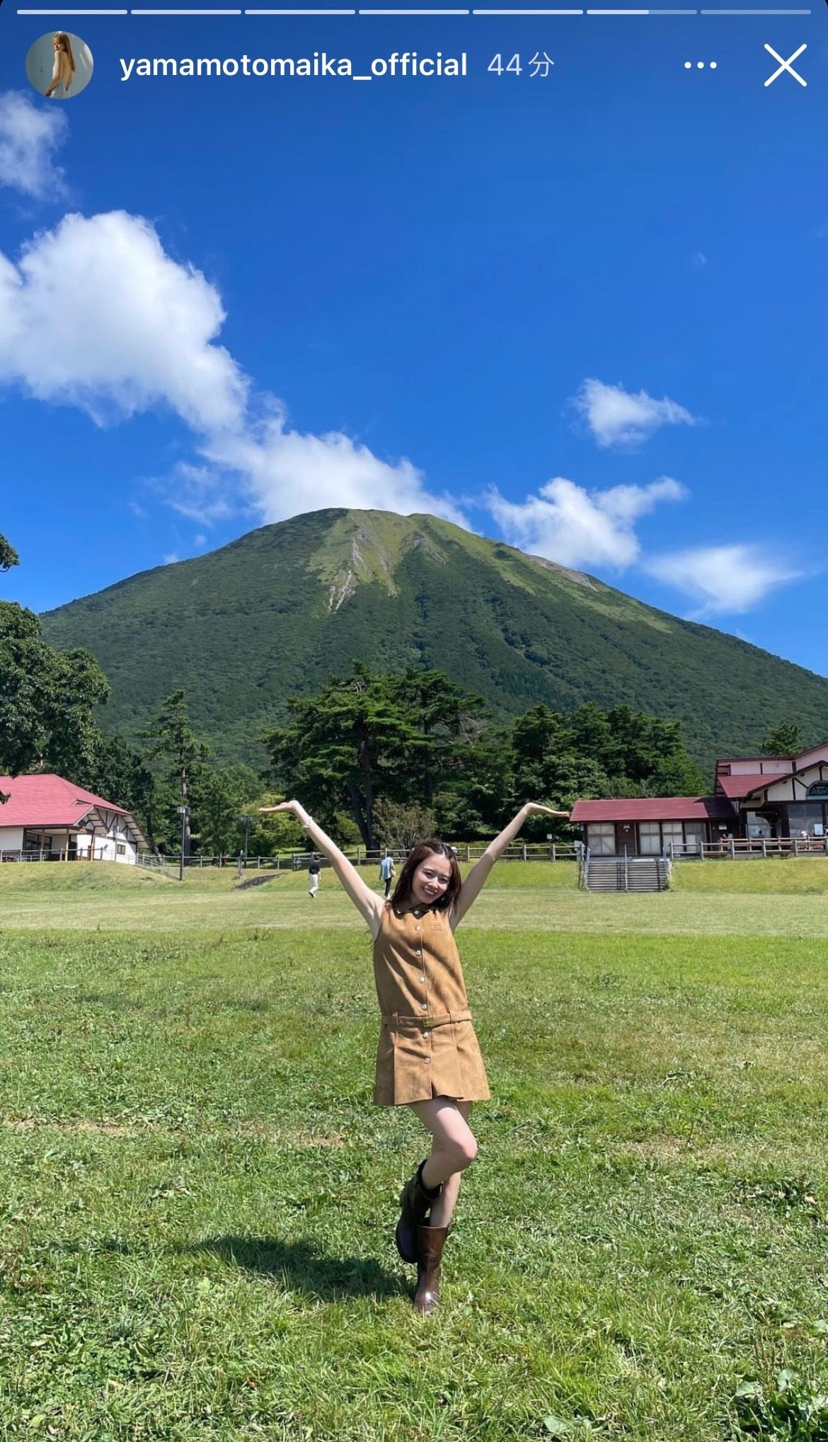 山本舞香Instagramストーリーズより