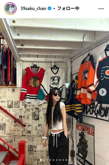 SAKURA Instagramより