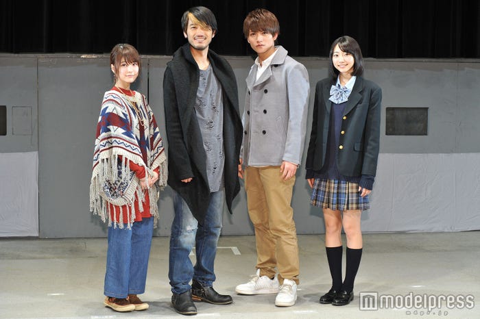 (左から)東亜優、谷口賢志、藤田富、武田玲奈(C)モデルプレス