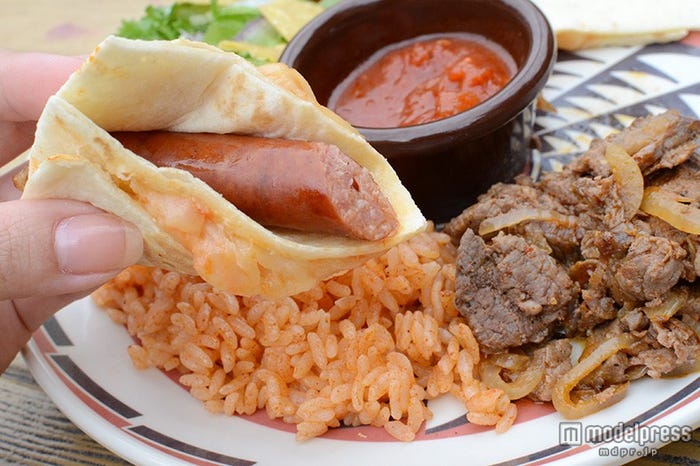 ケサディーヤに包んで