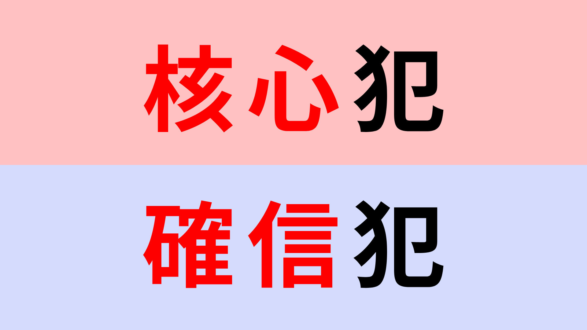 【漢字クイズ】「核心犯」or「確信犯」正解はどっち？漢字の意味を考えてみて！
