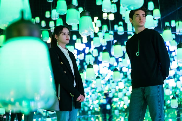 大峰ユリホ、Sean「彼とオオカミちゃんには騙されない」第7話(C)AbemaTV, Inc.