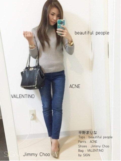 デニムパンツ で秋冬デート ほんとに男ウケするファッションコーデのテクニック モデルプレス