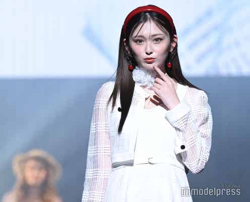 ゆうちゃみ、キャミワンピから色白美脚輝く【TGC香川2025】