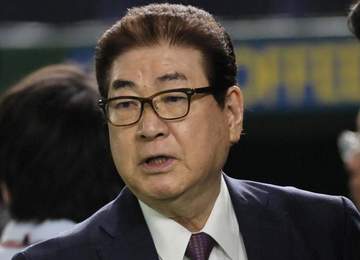 モルツ球団の山本浩二監督「さっきハリさんが（打席に）立つって言いよったな」 張本勲GMの意気込み紹介 自身は「無理」も「楽しく、勝つ」 今年で30年