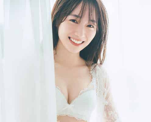 櫻坂46守屋麗奈、初ランジェリーカット解禁 清楚でセクシーな魅力溢れる<1st写真集「笑顔のグー、チョキ、パー」>