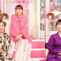 （左から）大久保佳代子、若槻千夏、MEGUMI （C）日本テレビ