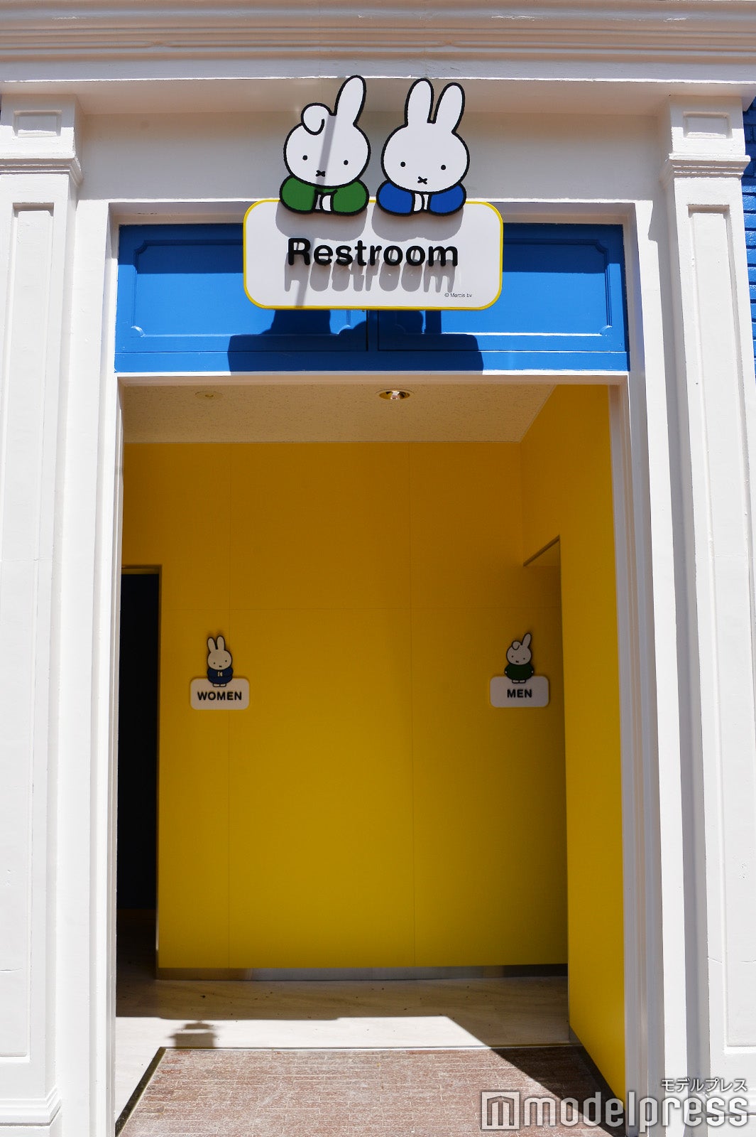 エブリデイ ・セレブレーションキッチンを出て左手にあるお手洗い／ミッフィー・ワンダースクエア（C）モデルプレス