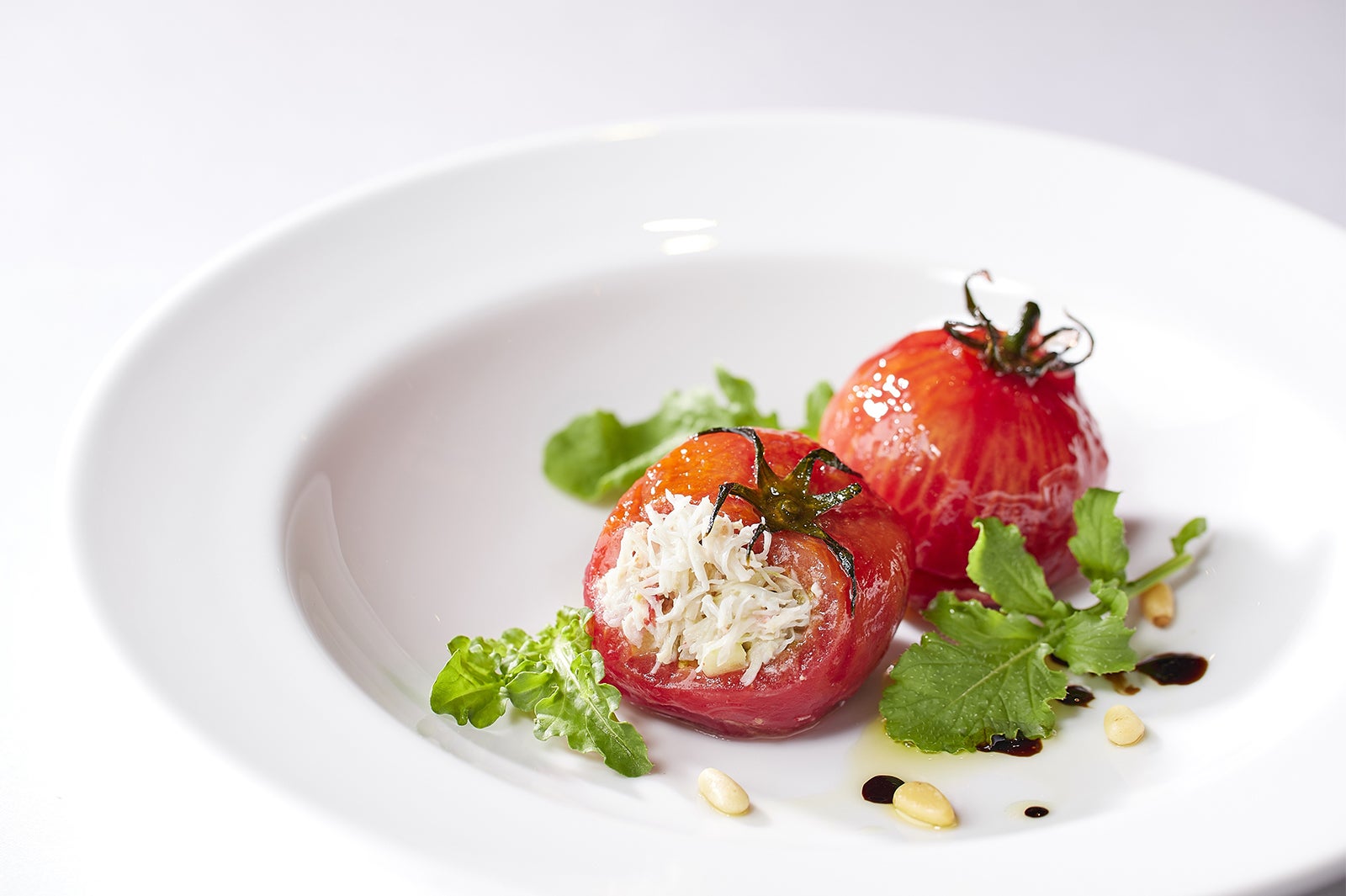 フルーツトマトのサラダ仕立て　￥1,500／画像提供：フォション