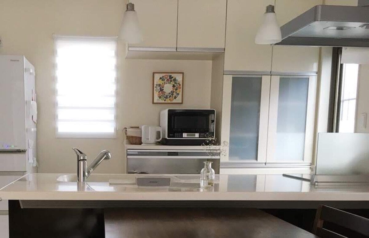 片付いたキッチンの眺め