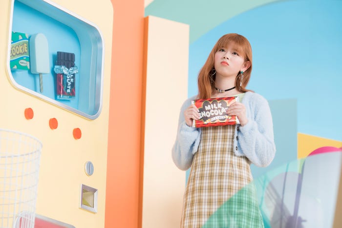 RIKU/新WEBムービー「NEWフィッツダンス 小銭」篇メイキング(提供写真)