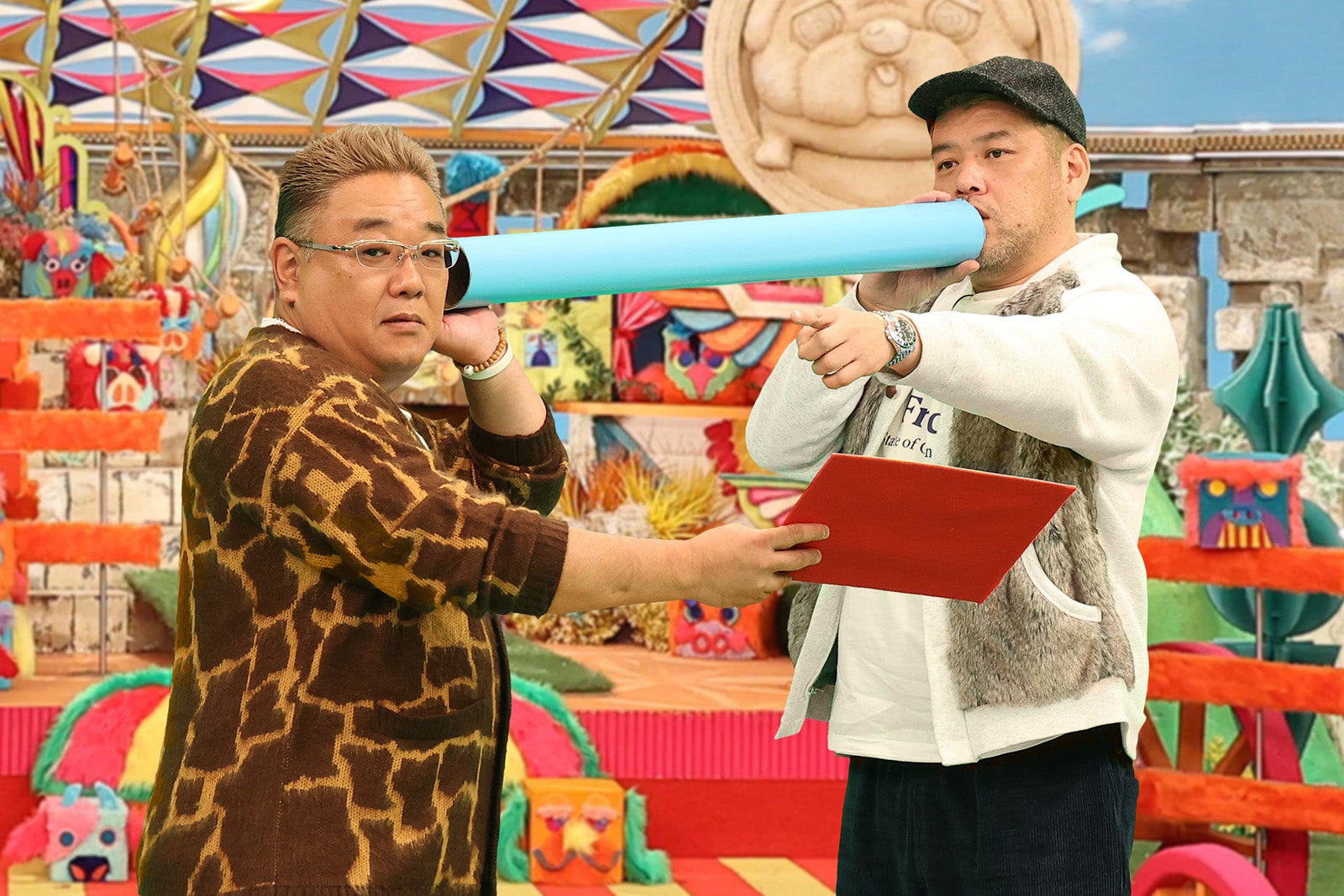 伊達みきお、くっきー！ （C）フジテレビ