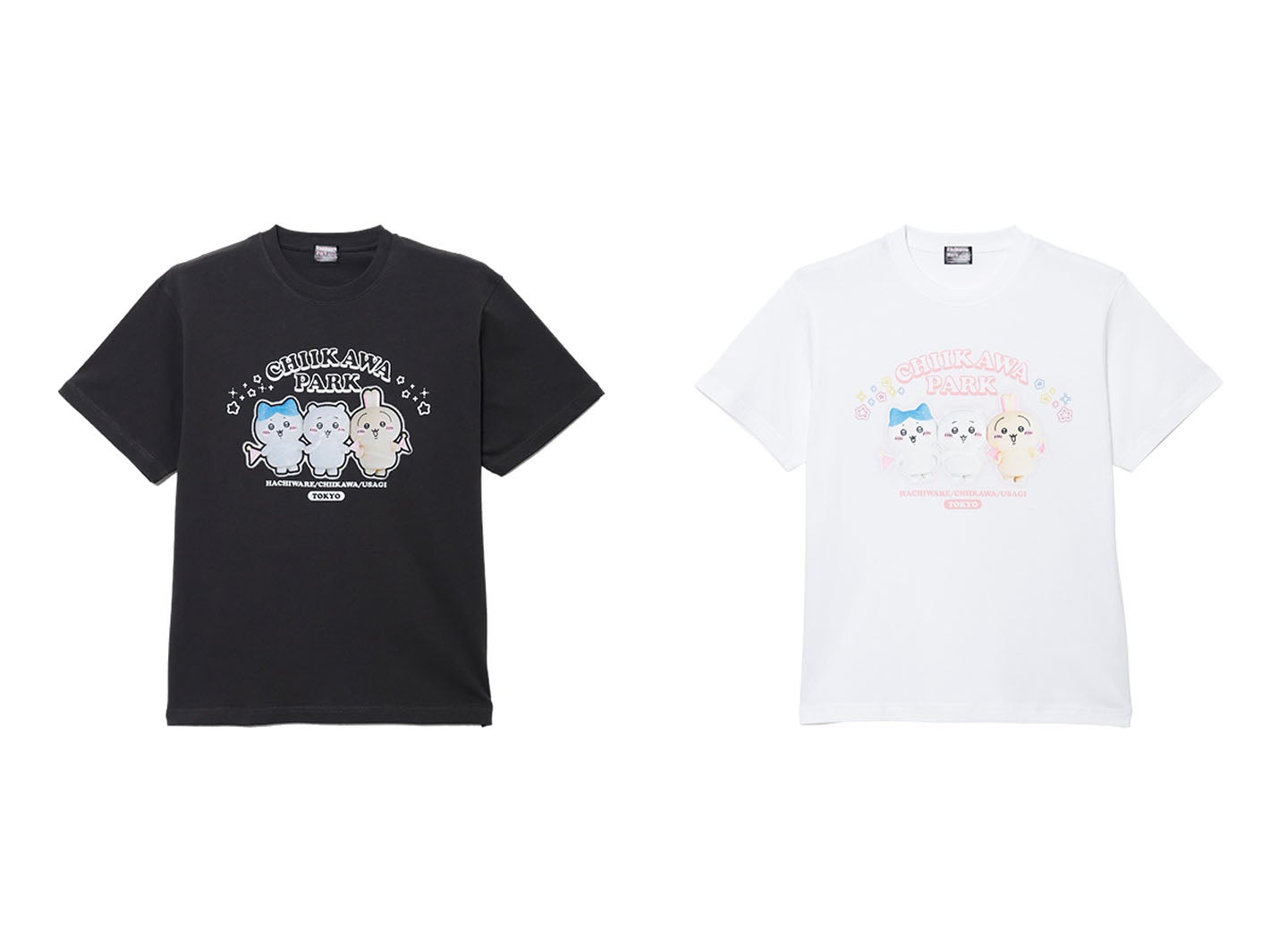 ちいかわパーク　Tシャツ　スペシャルフォト（全2色）各￥3,850（税込）（C）nagano