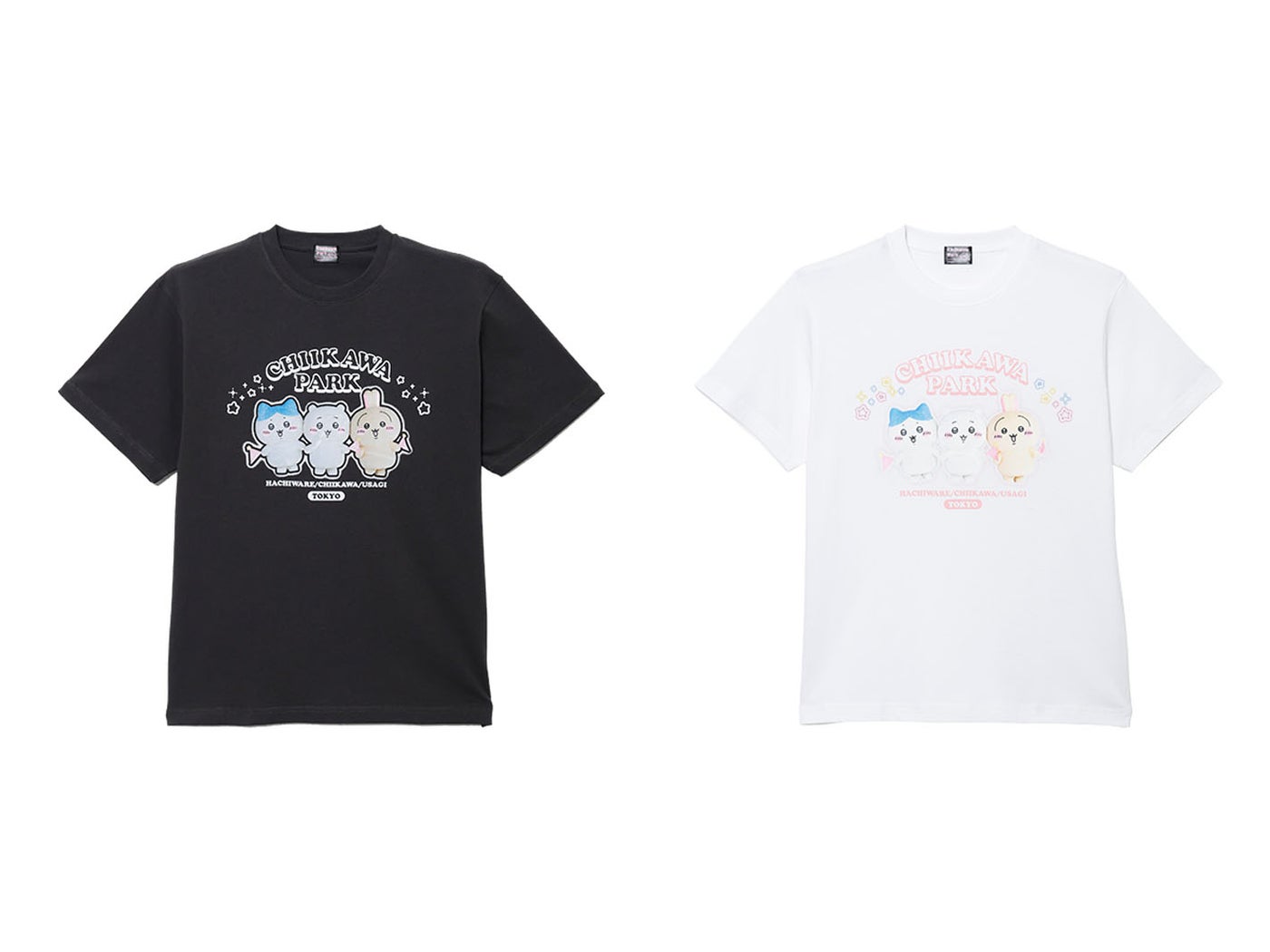 ちいかわパーク Tシャツ スペシャルフォト(全2色)各¥3,850(税込)(C)nagano