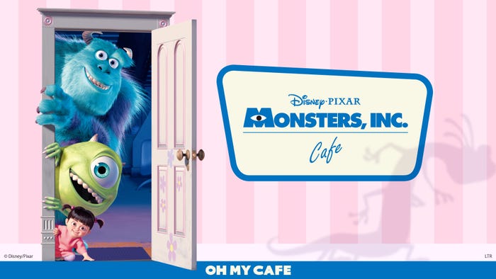 「モンスターズ・インク」OH MY CAFEキービジュアル(C)Disney/Pixar