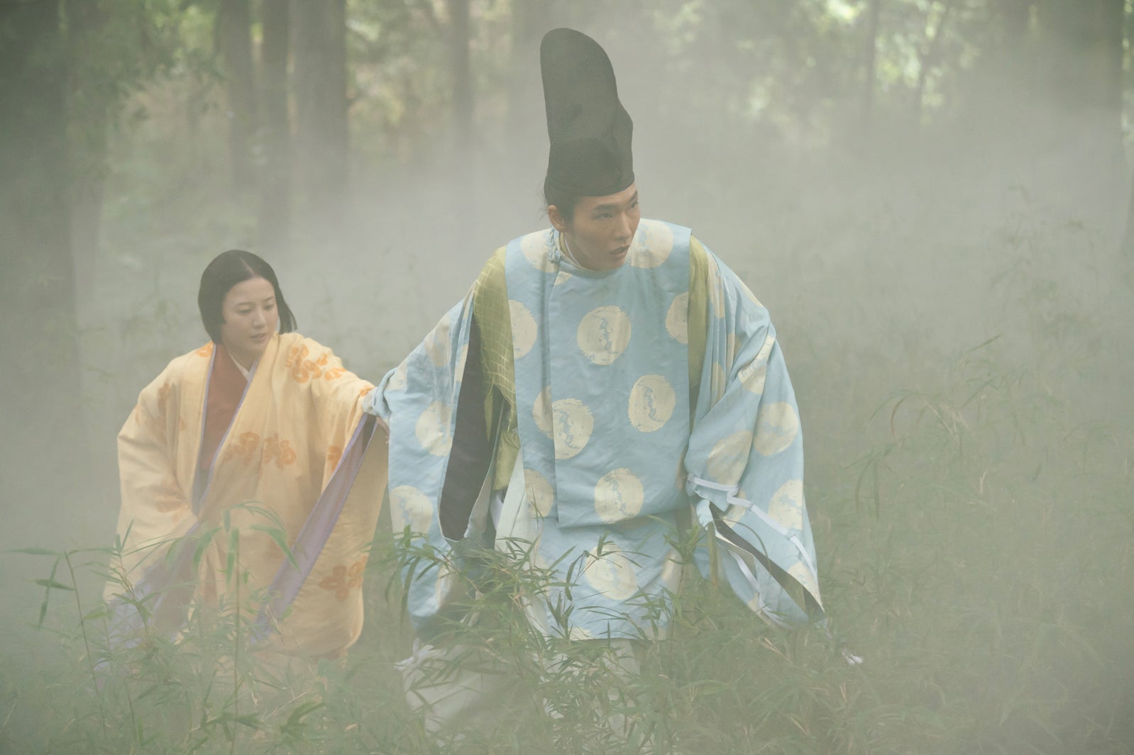 吉高由里子、柄本佑「光る君へ」第9話より（C）NHK