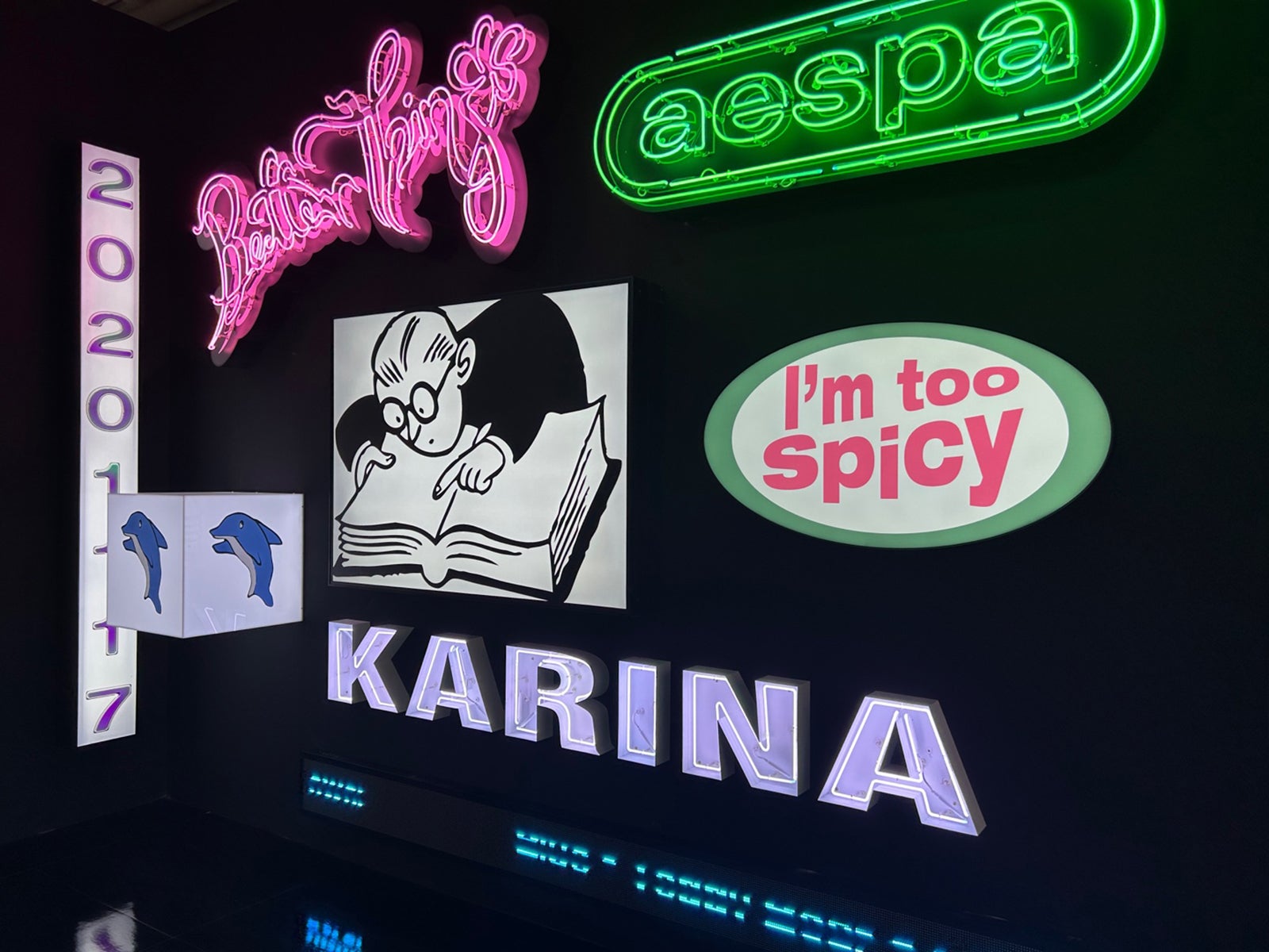 韓国で開催した「＃potd ＃aespa」のイメージ（提供写真）