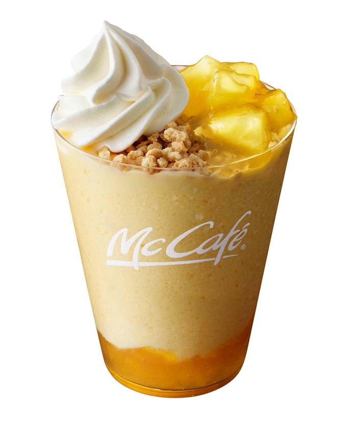 ごろごろりんごのカスタードフラッペ/画像提供:日本マクドナルド株式会社