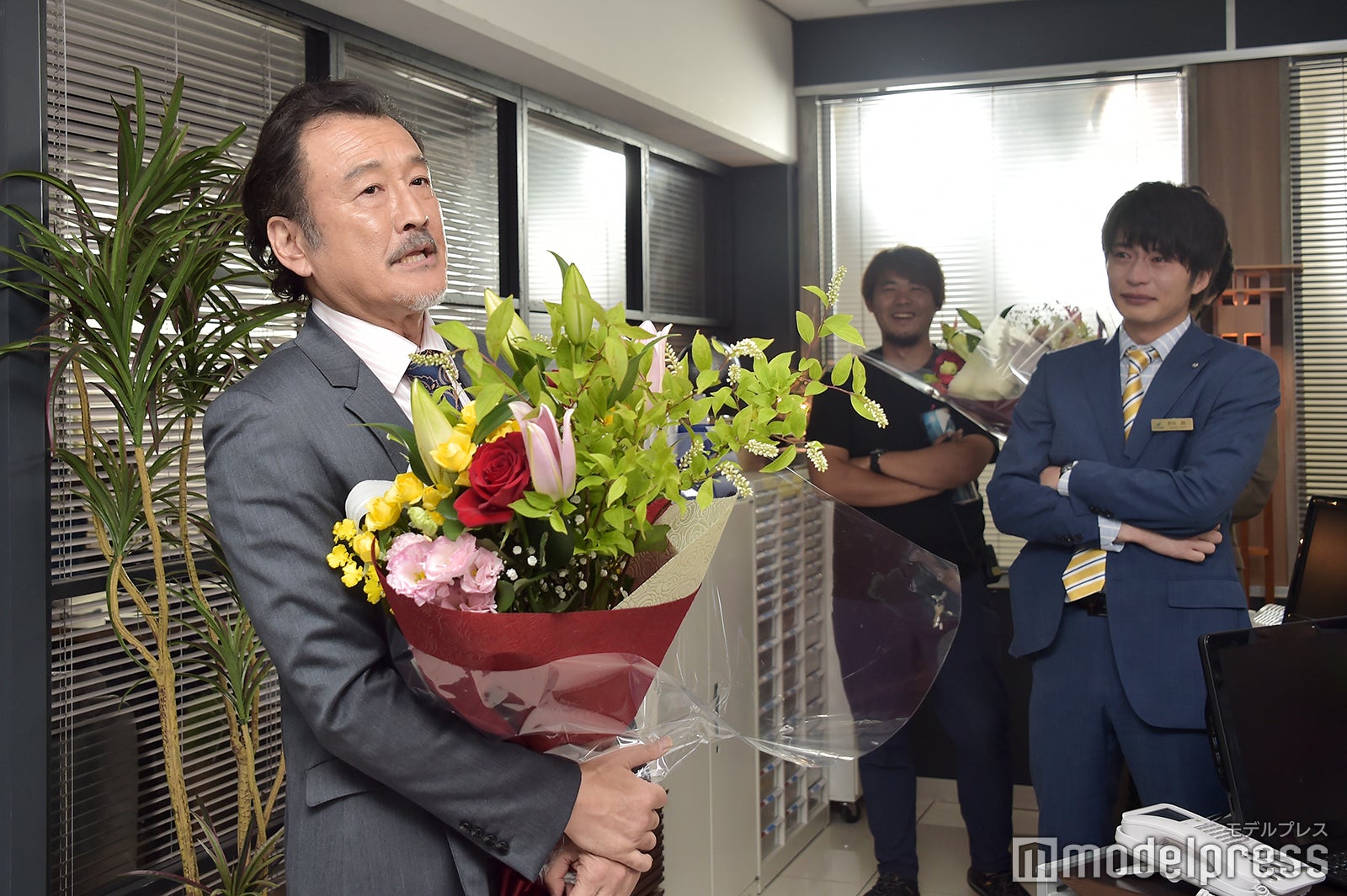 スピーチをする吉田鋼太郎。（C）モデルプレス