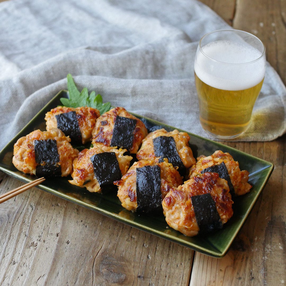 まとめて焼くだけ。豚キムチの磯辺焼き