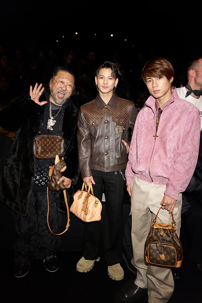 村上隆、平野紫耀、堀米雄斗（提供写真）