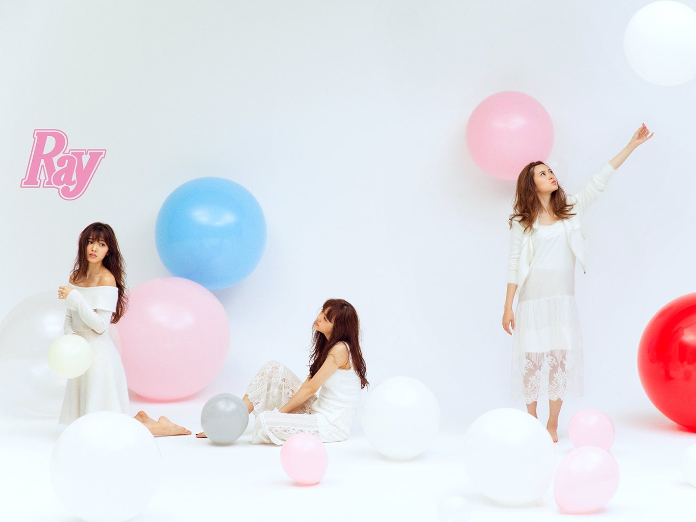 （左から）鈴木愛理、松井愛莉、白石麻衣（画像提供：主婦の友社）