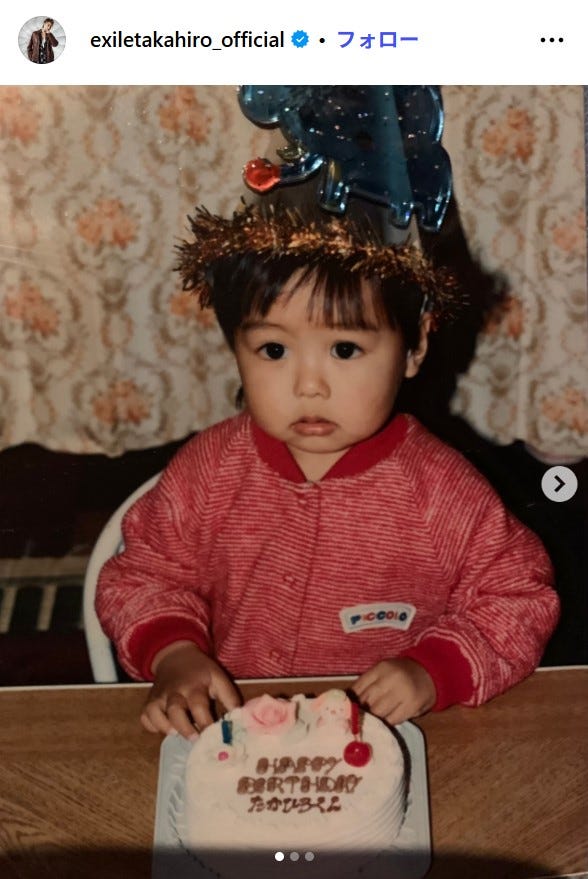 TAKAHIRO Instagramより