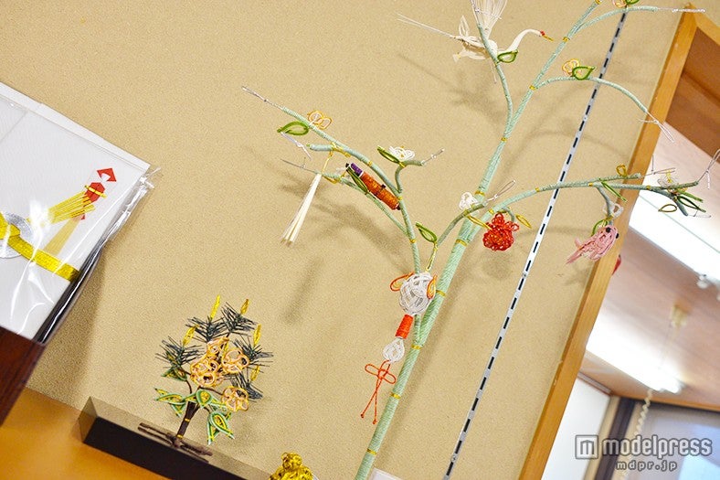 日本を感じさせる美しい細工／画像提供：千と世水引