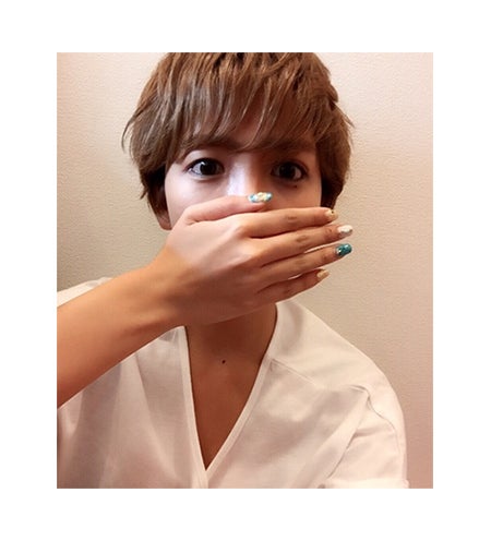 GENERATIONS片寄涼太風ものまねメイク／ざわちんオフィシャルブログ（Ameba）より